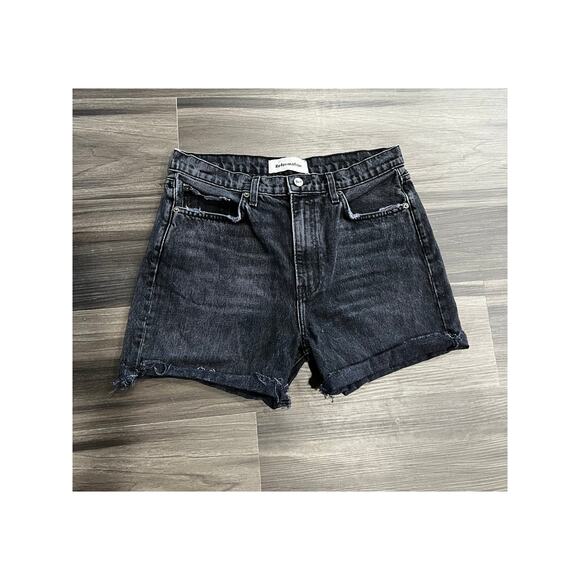 Reformation Black High Waist Shorts - Picture 1 of 4